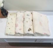 Khăn mặt muslin, khăn tắm muslin nhiều màu cho bé giá rẻ